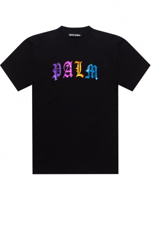 T Shirt da uomo | Branded denim jacket Palm Angels